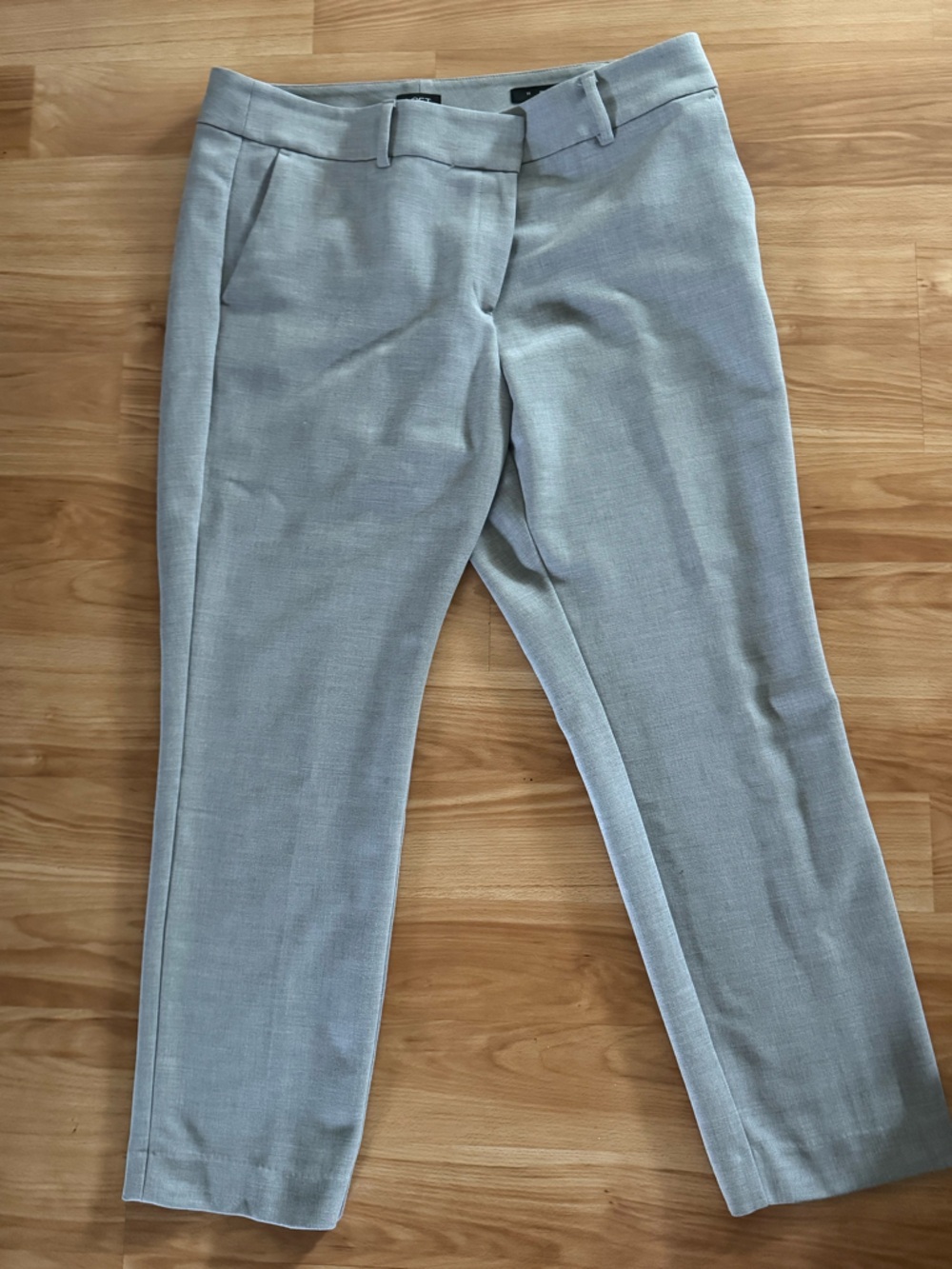 Loft Light Gray Dress Pants - Neutral Workwear